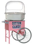 Sockervaddsmaskin med försäljningsvagn. Låna gratis när du hyr hos glasskalas.se