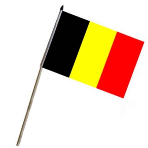 Belgiska våfflor med ett belgiskt våffeljärn