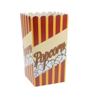Popcornbägare liten med standard tryck hyr popcornmaskin popcornvagn glasskalas